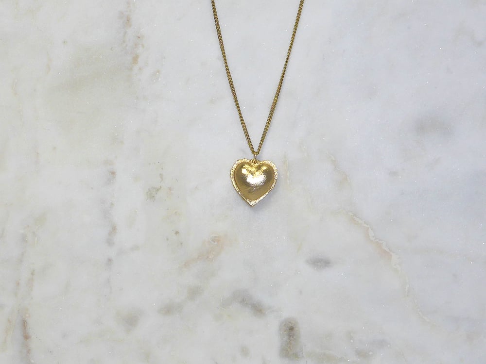 Image of Rebel Chic Sacred Heart necklace