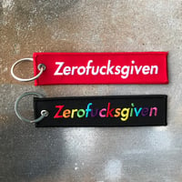 Image 1 of Zerofucksgiven flight tag