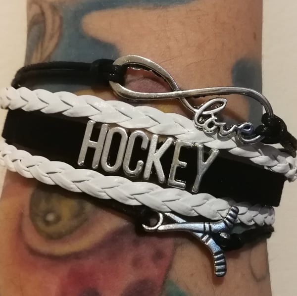 Image of Hockey Love Infinity bracelet