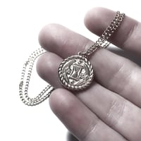Image 4 of Tempus Fugit necklace in sterling silver or gold