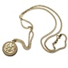 Tempus Fugit necklace in sterling silver or gold