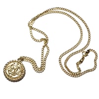 Image 3 of Tempus Fugit necklace in sterling silver or gold