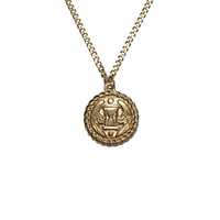 Image 1 of Tempus Fugit necklace in sterling silver or gold