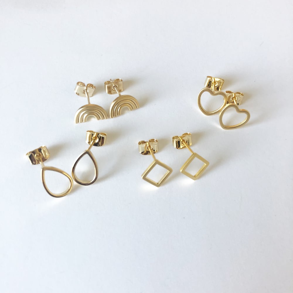 Image of Rainbow earrings 