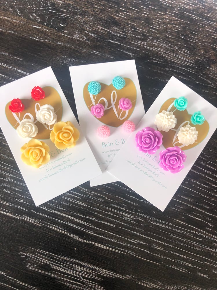 Image of Flower earrings 