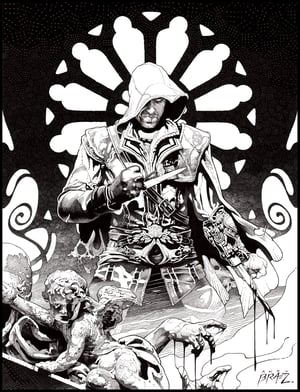 Image of Assassins: Dark- 13x19 Limited Print (signed)