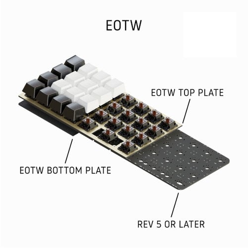 planck keyboard plate