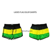 Ladies Flag Color Shorts 