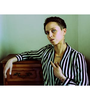 Image of Clandestine - *DERNIERE PIECE* - Boucles Black Line Circles (-30%)
