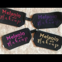 Image 4 of Melanin and Makeup Cosmetic Bag