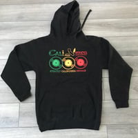 Image 1 of Strictly California Reggae Black Hoodie
