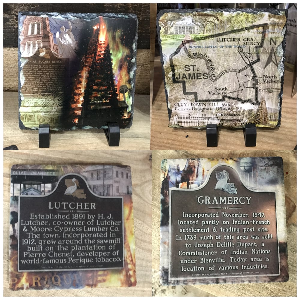 Image of 8X8 ST. JAMES PHOTO SLATE WITH EASEL