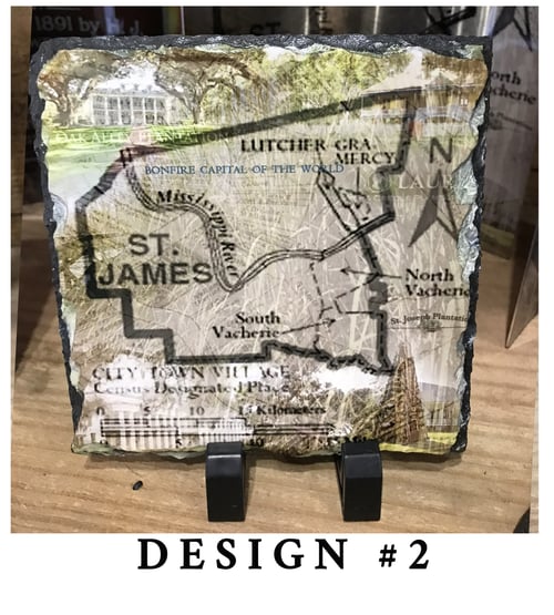 Image of 8X8 ST. JAMES PHOTO SLATE WITH EASEL