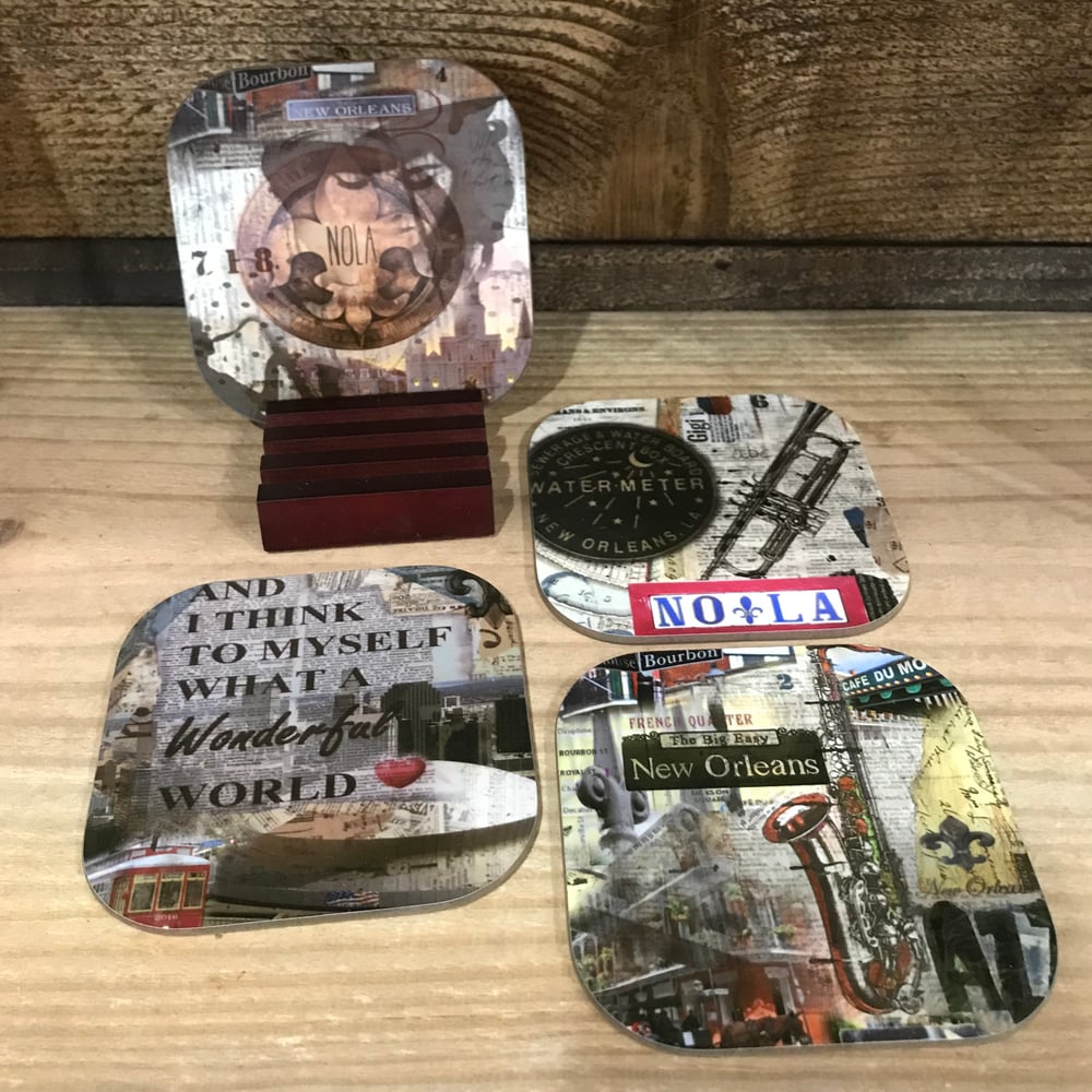 Image of NEW ORLEANS COASTER SET