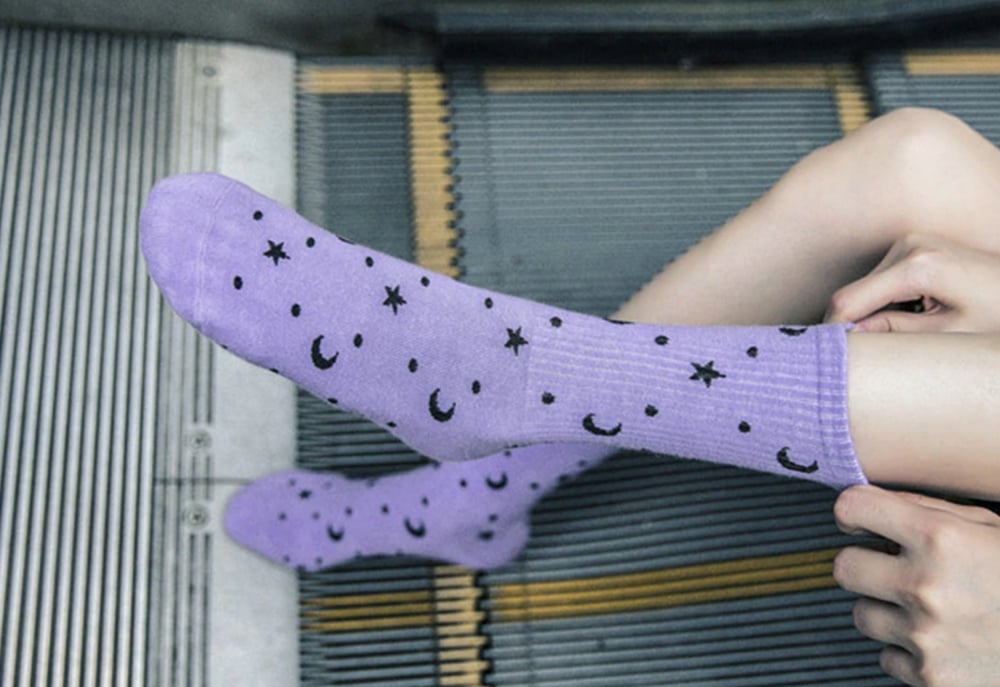 Image of LAVENDER SKIES SOCKS