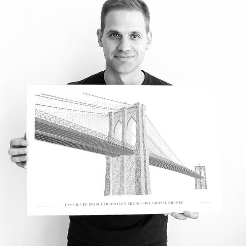 Image of Brooklyn Bridge in Type