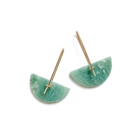 Image 2 of Chrysoprase Earrings No. 1