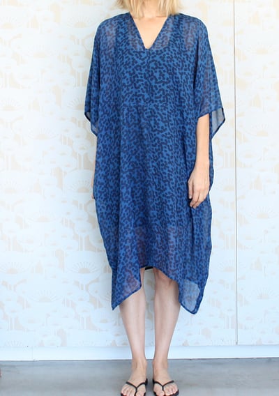 Image of Confetti Print Section Dress