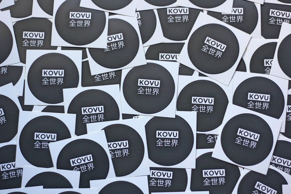 Image of "KOVU WorldWide" Sticker 10 Pack
