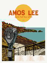LAST COPIES: Amos Lee (Oct–Nov 2016) • Limited Edition Official Poster (18" x 24")