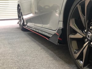 Image of "V2" style Side skirt Extensions 