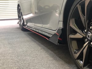 Image of "V2" style Side skirt Extensions