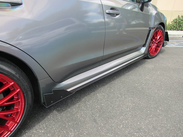 Image of V3 style side skirt extensions
