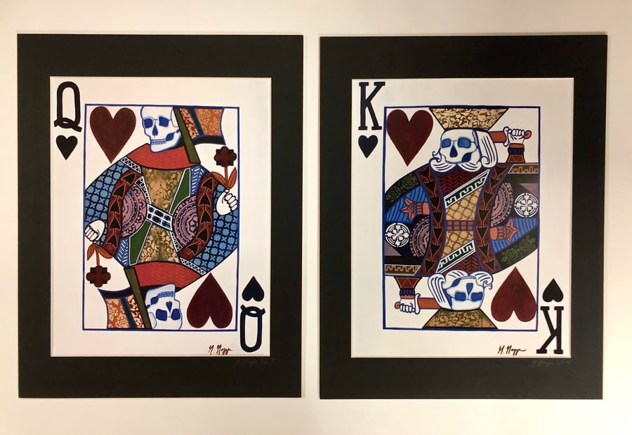 Image of King & Queen Matted Print