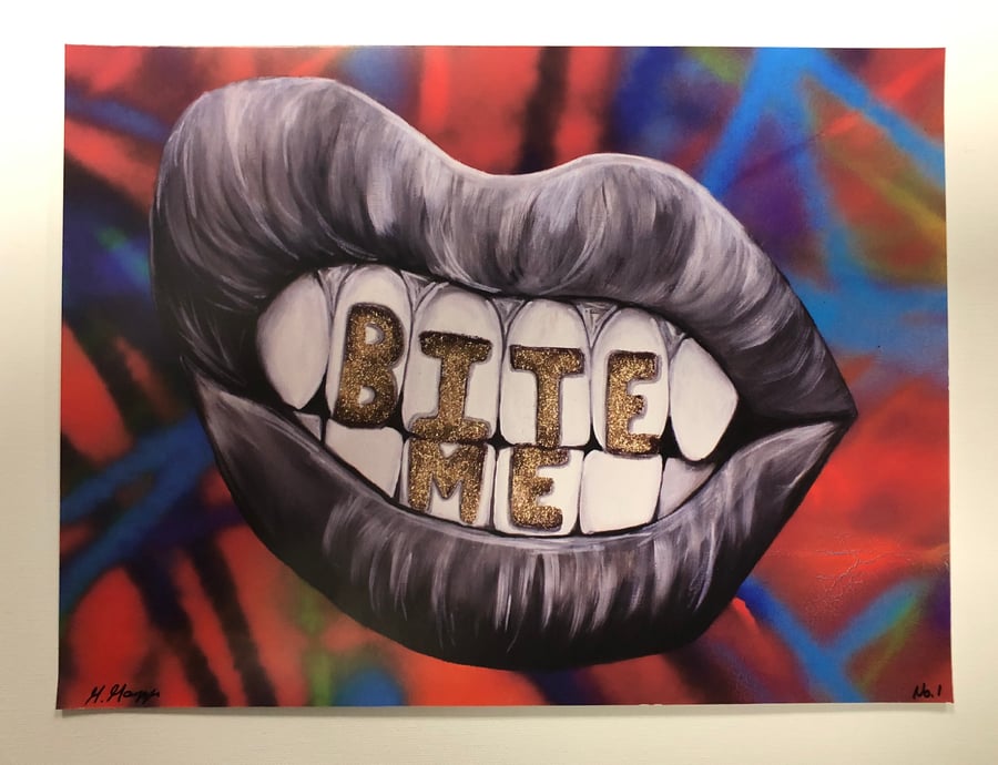 Image of Bite Me Print