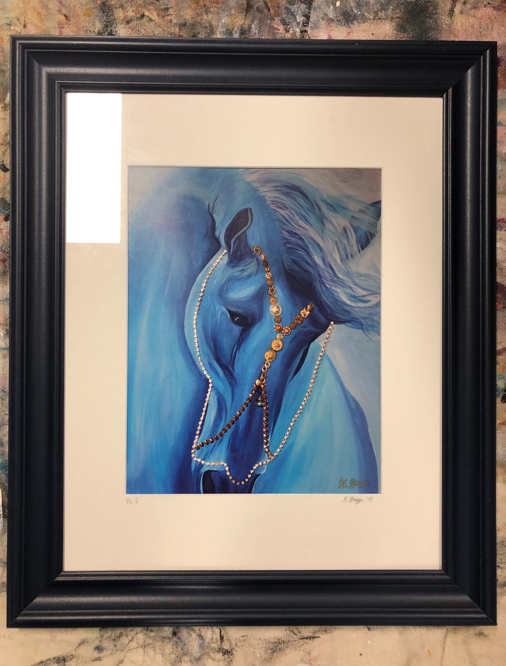 Image of Blue Valentine Framed Print