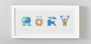 Image 5 of Animal Name Print
