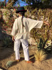 Image 3 of COSTA SUR- Silk Wrap Top w/handloomed belt