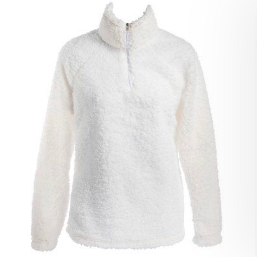 Image of Juniors Blush Sherpa Fleece Pullover (3 Colors)