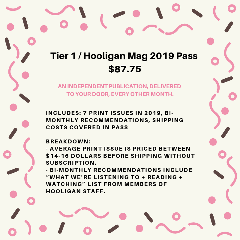 Image of Tier 1 / Hooligan Mag 2019 Pass