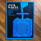 Image of Jack White poster -  Warsaw, Poland 2018