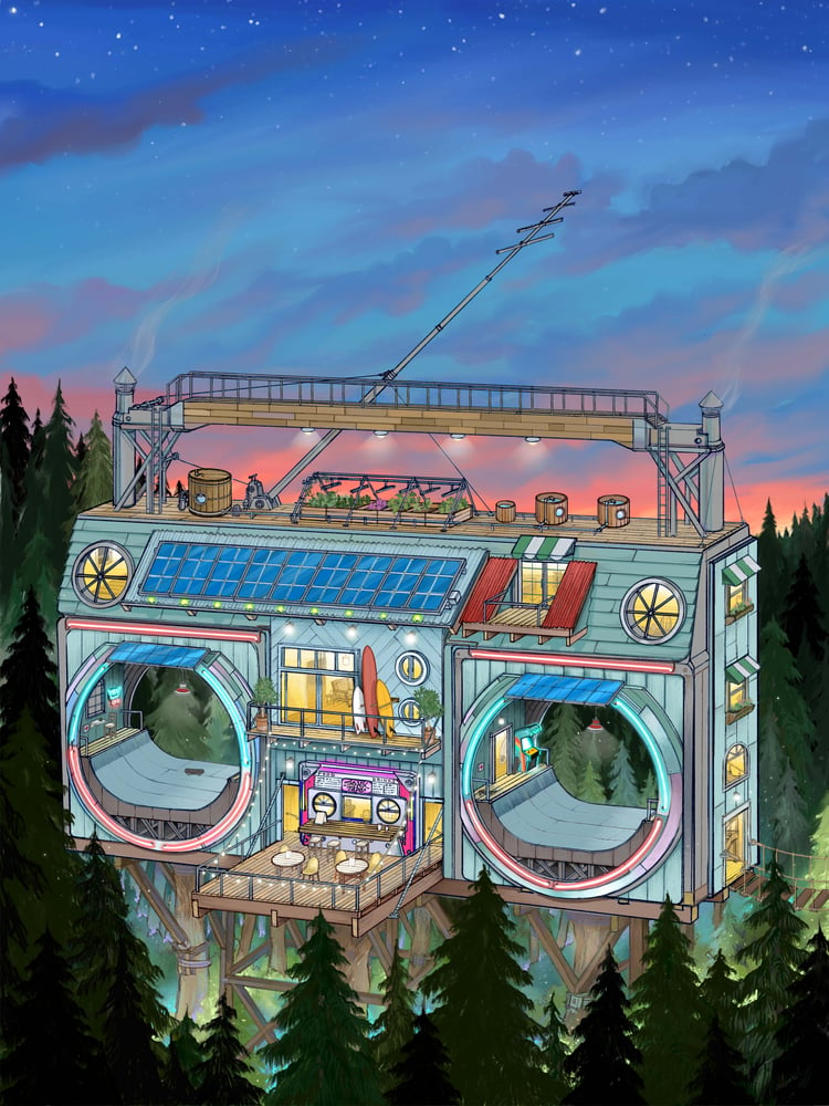 Image of Boombox Treehouse