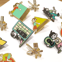 Image 1 of 'Seconds' Enamel Pins