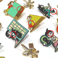 Image 2 of 'Seconds' Enamel Pins