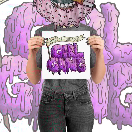 Image of GIRL GANG 10x10 MATTE PRINT