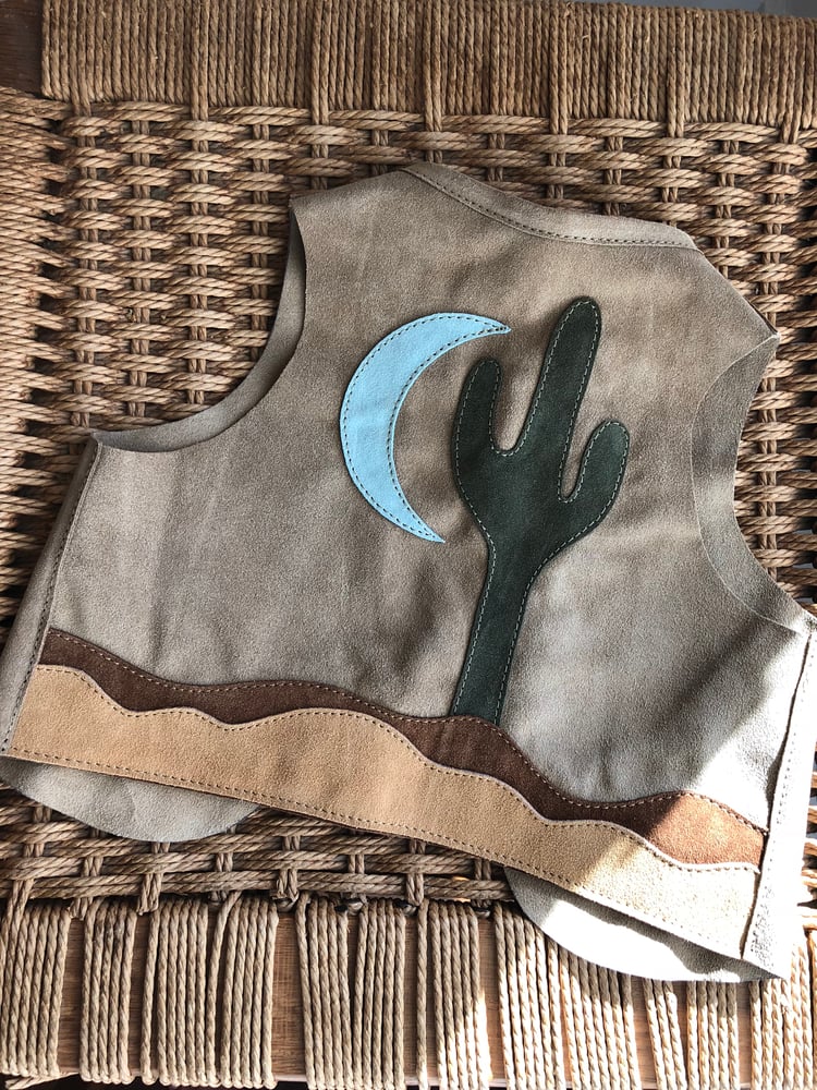 Image of COSTA SUR- Kids Saguaro Suede Vest