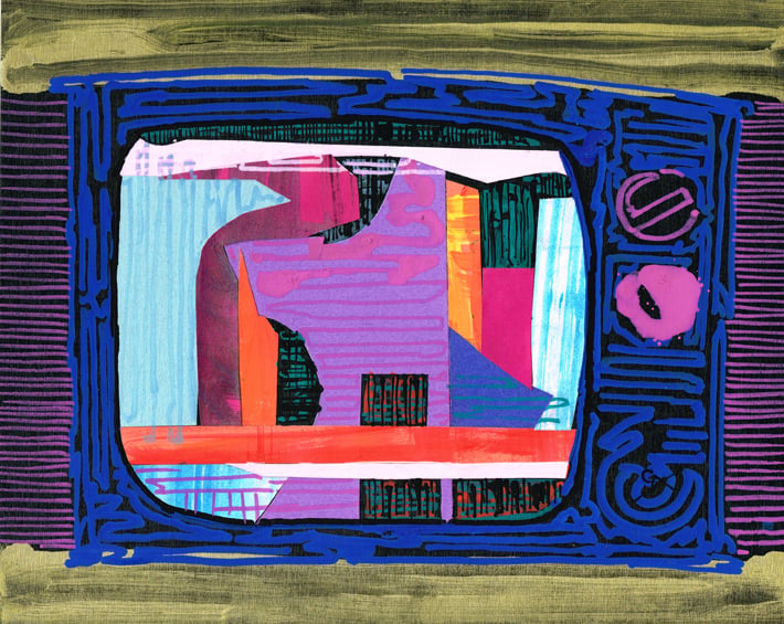 Image of Watching Blue TV