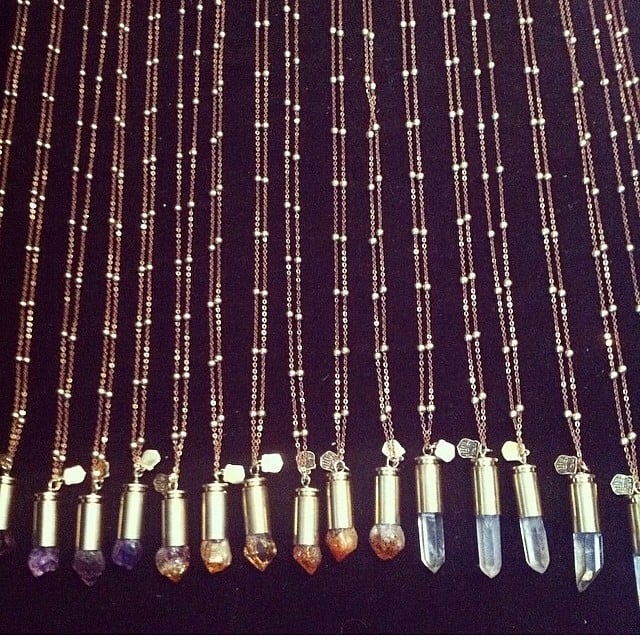 Image of CNP Satellite necklace. Quartz