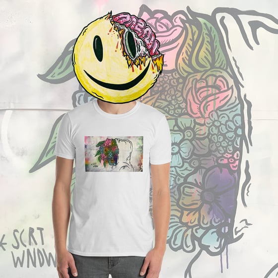 Image of FLOWERS WHERE YOUR FACE SHOULD BE TEE