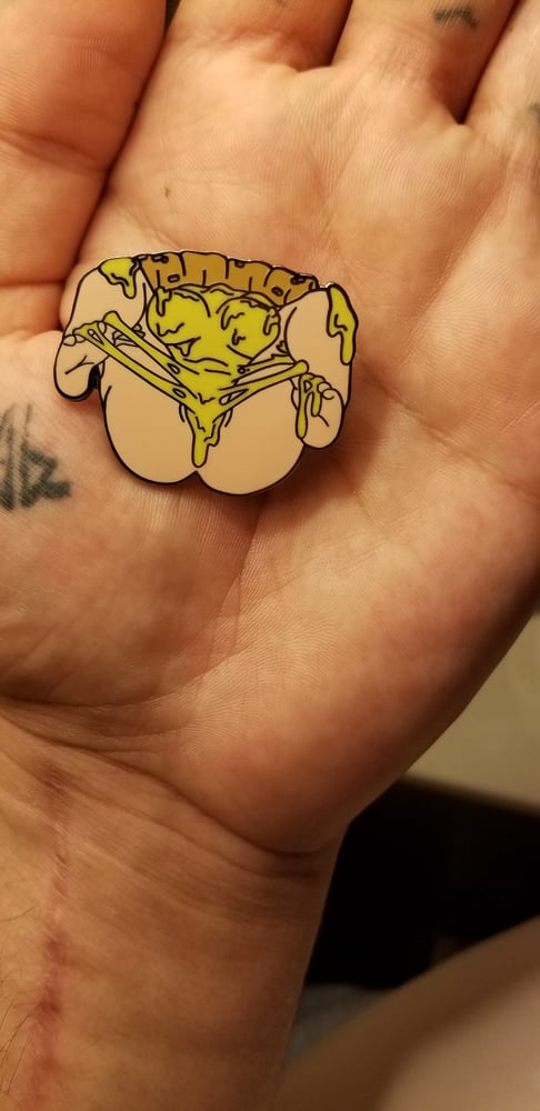 Image of Pizza toes pin