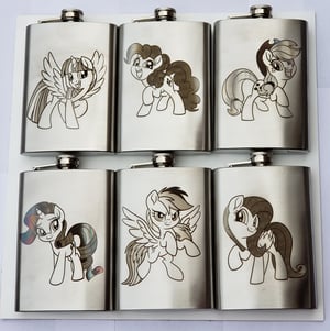 Stainless Steel 8 oz Flasks