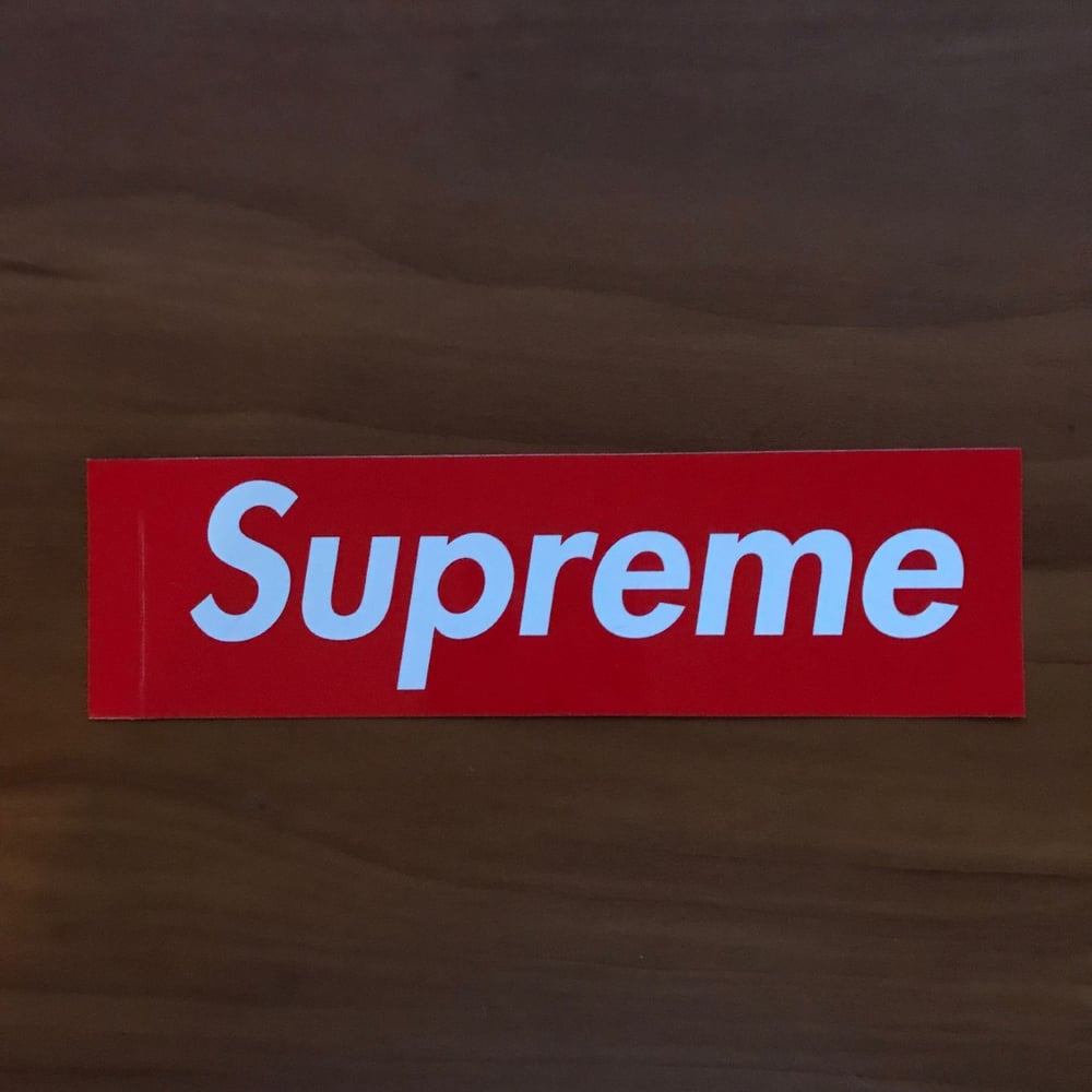 Image of Supreme Box Logo Sticker