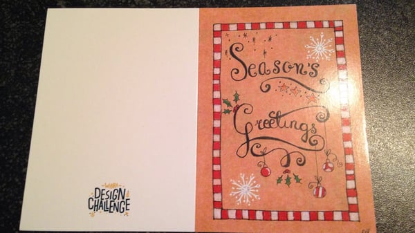 Image of Printed Christmas card