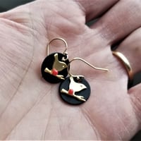 Image 5 of Black Coin Chickadees (Silver or Gold)