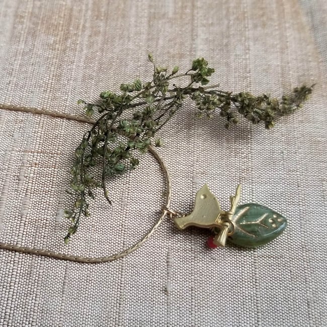 Chickadee Necklace (Silver or Gold)