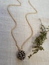 Simple Pine Cone - Antique Brass